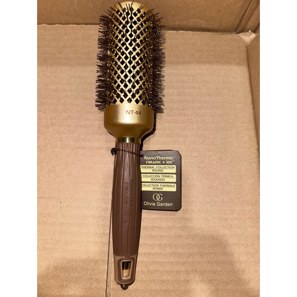 Olivia Garden NanoThermic Ceramic + Ion Round Thermal Hair Brush NT-44